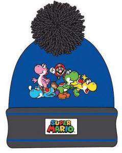 Čiapka Super Mario , Velikost čepice - 52 , Barva - Modrá