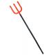 Čertovské skladacie vidly 95 cm , Barva - Černo-červená-1