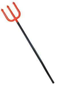 Čertovské skladacie vidly 95 cm , Barva - Černo-červená