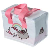 Chladiaca taška PUSHEEN , Barva - Bílo-růžová