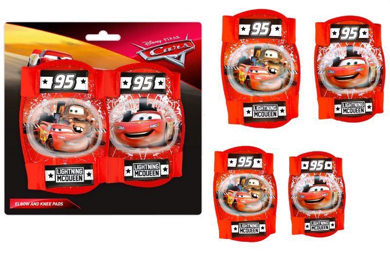 chrániče kolien a lakťov Cars 4ks