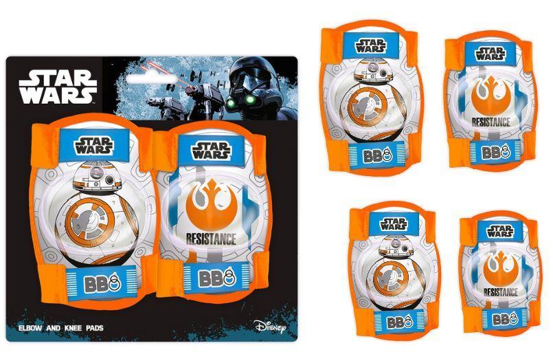 chrániče kolien a lakťov star wars sada 4ks