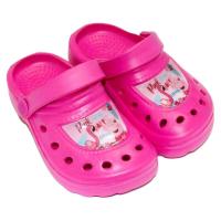 Crocsy Peppa pig , Velikost boty - 28-29 , Barva - Malinová