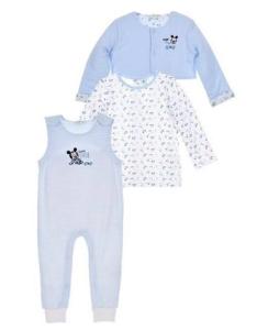 Darčeková sada Mickey 3-dielna , Velikost - 80 , Barva - Modrá