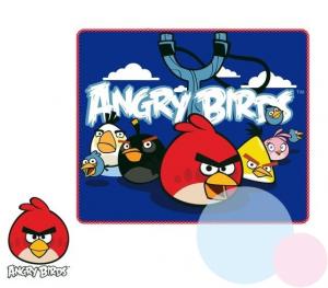 DEKA ANGRY BIRDS , Barva - Tmavo modrá , Rozměr textilu - 120x140