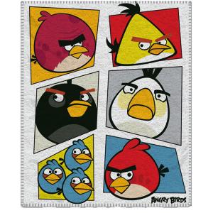 Deka Angry Birds , Rozměr textilu - 120x150