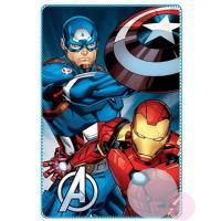 Deka Avengers , Barva - Modrá , Rozměr textilu - 100x150