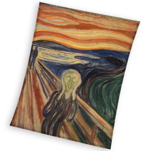 Deka Edvard Munch Výkřik , Barva - Barevná , Rozměr textilu - 150x200