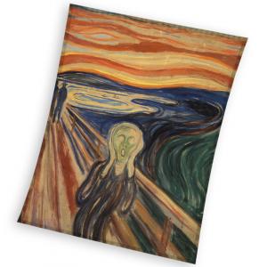 Deka Edvard Munch Výkrik , Barva - Barevná , Rozměr textilu - 150x200