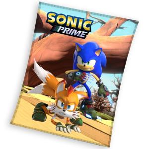 deka Ježko Sonic a Tails , Barva - Hnedá , Rozměr textilu - 130x170