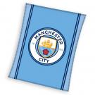 Deka Manchester City , Barva - Modrá , Rozměr textilu - 110x140
