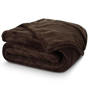 Deka mikroplyš hnedá , Barva - Hnedá , Rozměr textilu - 150x200