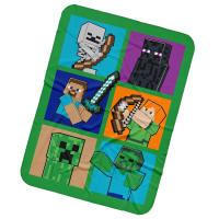 deka Minecraft Figure , Barva - Zelená , Rozměr textilu - 150x200