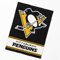 Deka NHL Pittsburgh Penguins Essential , Barva - Černo-žlutá , Rozměr textilu - 150x200