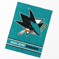 Deka NHL San Jose Sharks Essential , Barva - Zelená , Rozměr textilu - 150x200