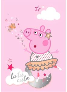 Deka Peppa Pig , Barva - Ružová , Rozměr textilu - 100x140