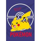 Deka Pokémon Pikachu , Barva - Fialová , Rozměr textilu - 100x140