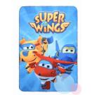Deka Super Wings , Barva - Modrá , Rozměr textilu - 100x150