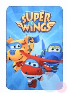 Deka Super Wings , Barva - Modrá , Rozměr textilu - 100x150