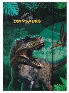 DOSKY NA ZOŠITY A4 DINOSAURUS , Barva - Zelená