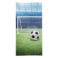Osuška Futbal štadión , Barva - Modro-zelená , Rozměr textilu - 70x140