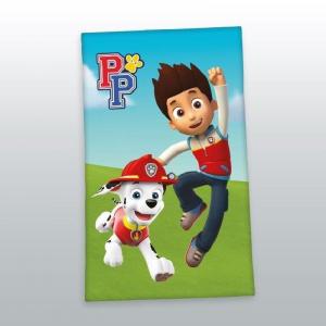 Osuška Paw Patrol Alex a Marshall , Barva - Modro-zelená , Rozměr textilu - 70x140