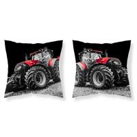 Obliečka na vankúšik Traktor red , Barva - Čierna , Rozměr textilu - 40x40