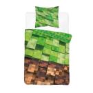 Obliečky Kocky 3D , Barva - Zelená , Rozměr textilu - 140x200