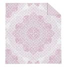 Prikrývka na posteľ Mandala rosé , Barva - Svetlo ružová , Rozměr textilu - 170x210
