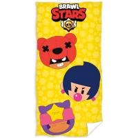 Osuška Brawl Stars Golden Hero , Barva - Žltá , Rozměr textilu - 70x140