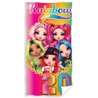 Osuška Panenky Rainbow High Color Style , Barva - Ružová , Rozměr textilu - 70x140