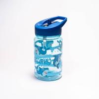 Tritánová fľaša Žraloky , Velikost lahve - 450 ml , Barva - Modrá