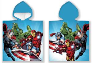 Pončo Avengers Super Heroes , Barva - Modrá , Rozměr textilu - 50x110