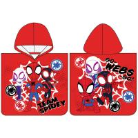 pončo Spidey Tým Malých Hrdinů , Barva - Červená