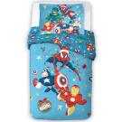 Obliečky Avengers Vianočné Jazda , Barva - Tyrkysová , Rozměr textilu - 140x200