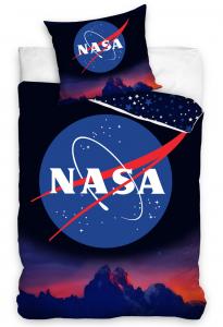 Obliečky NASA Polárna žiara , Barva - Tmavo modrá , Rozměr textilu - 140x200