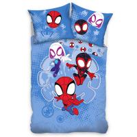 Obliečky Spidey Malí Hrdinovia , Barva - Světlo modrá , Rozměr textilu - 140x200