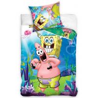 Obliečky Sponge Bob Hijó koníčku , Barva - Barevná , Rozměr textilu - 140x200