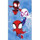 Ručník Spidey Pavoučí Síla , Barva - Modrá , Rozměr textilu - 30x50