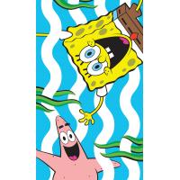 Uterák Sponge Bob Zábava v Mori , Barva - Modro-bílá , Rozměr textilu - 30x50