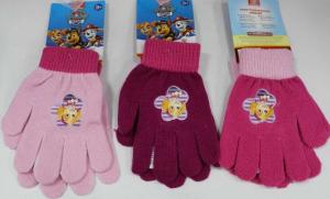 RUKAVICE PAW PATROL , Velikost - Uni , Barva - Malinová
