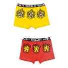 BOXERKY HARRY POTTER 2ks , Velikost - 128/134 , Barva - Žluto-červená