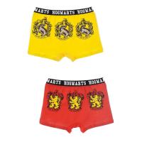 BOXERKY HARRY POTTER 2ks , Velikost - 128/134 , Barva - Žluto-červená