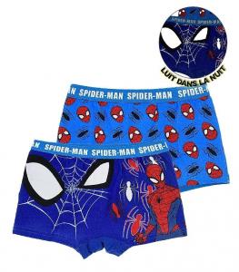 BOXERKY SPIDERMAN 2ks svítící , Barva - Modrá