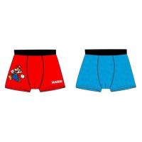 Boxerky Super Mario 2ks , Velikost - 116 , Barva - Modro-červená