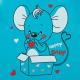 Dupačky New Baby Mouse , Barva - Tyrkysová-2