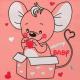 Dupačky New Baby Mouse , Barva - Ružová-2