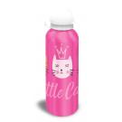 Fľaša Mačičky ALU , Velikost lahve - 500 ml , Barva - Tmavo ružová