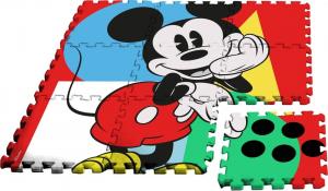 Penové puzzle Mickey v taške , Barva - Červená