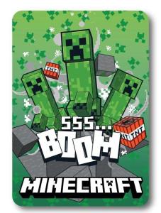 deka Minecraft Boom , Rozměr textilu - 100x140